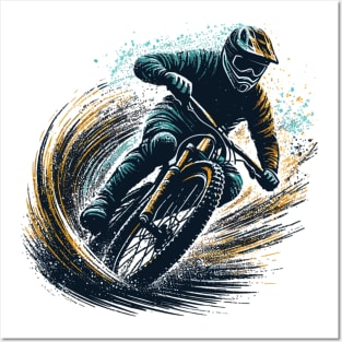 Mountain Biking Posters and Art